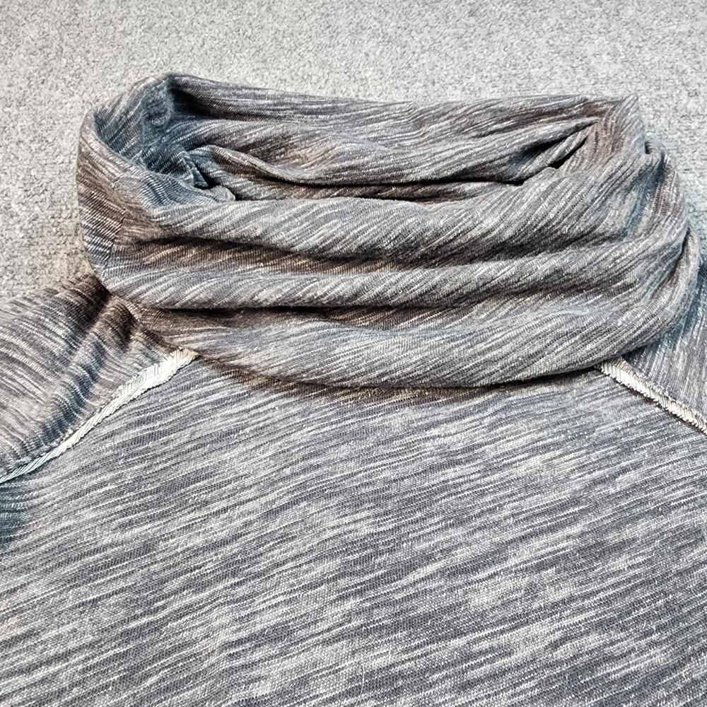 Free People Beach Cocoon Cowl Tunic Top Sweatshirt Womens S Gray Lounge Yoga FPB - Picture 6 of 13